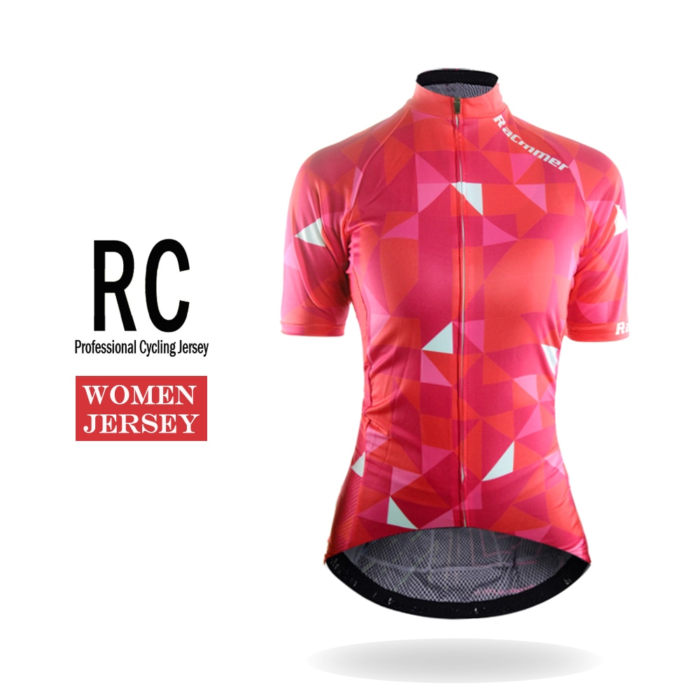 Racmmer 2018 breathable cycling jersey 짧은 소매 여름 봄 여성 셔츠 자전거 착용 레이싱 탑스 사이클링 의류  WS-07